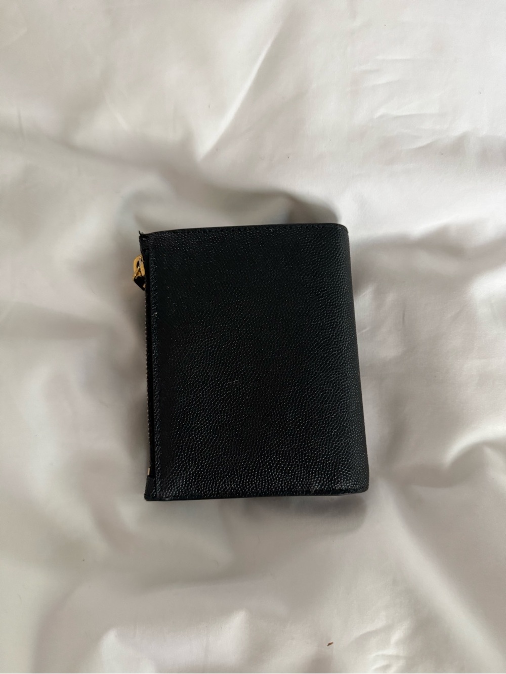 YSL Uptown Leather Compact Wallet - Picture 8 of 8